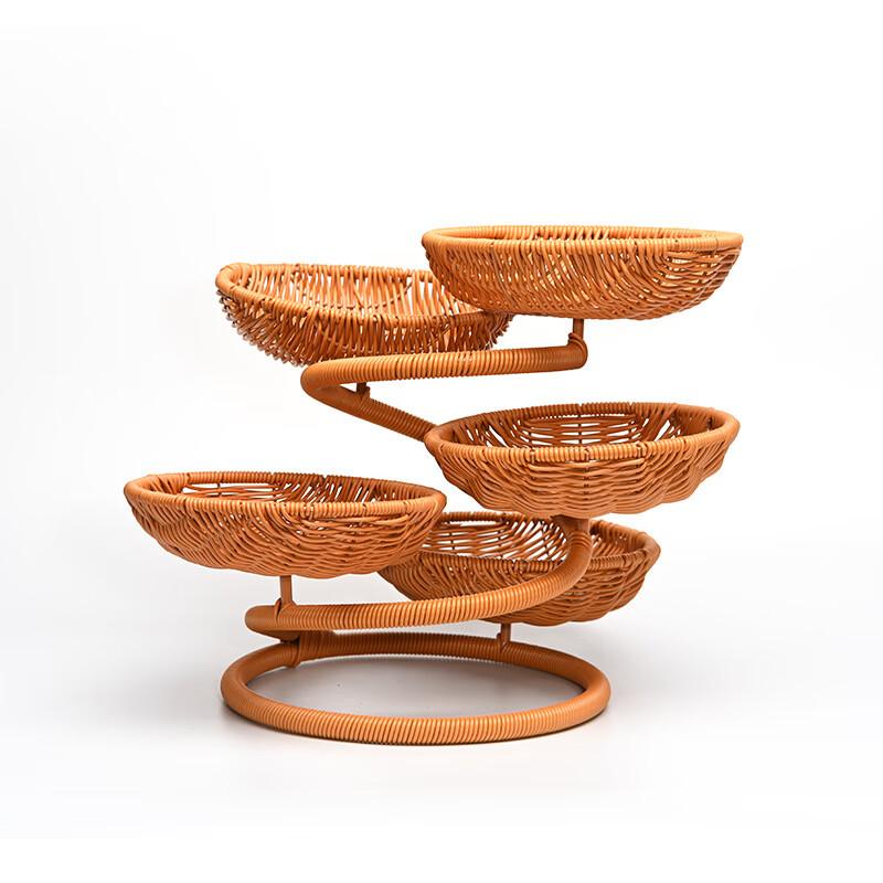 Hand-Woven Multi-Layer Storage Tray