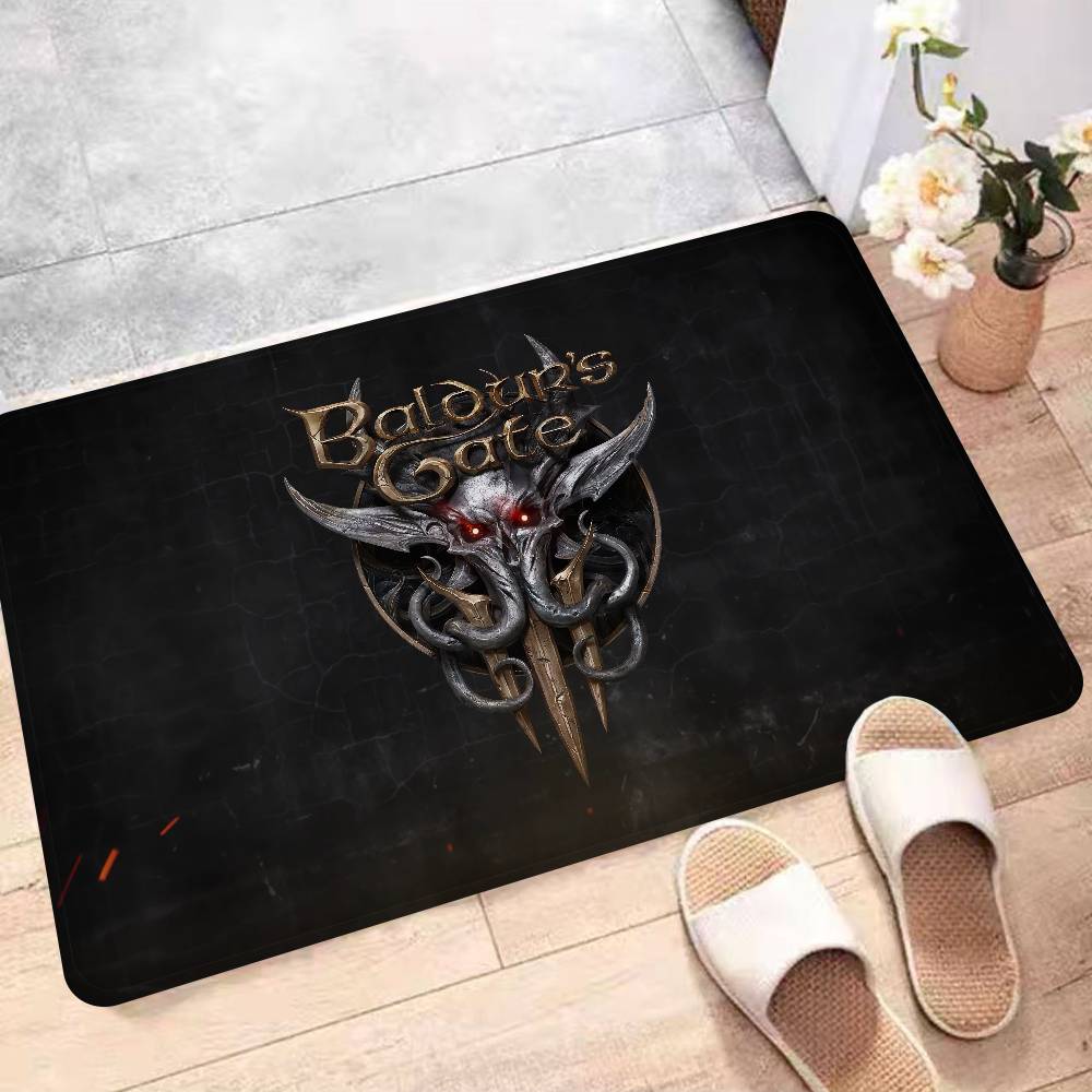 Game Baldurs Gate Floor Mat Non-Slip Laundry Room Mat Laundry Decor Balcony Child Living Room Bedside Mats