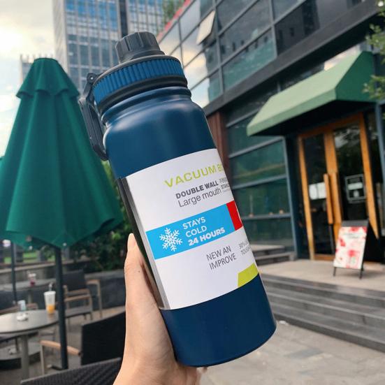 304 Stainless Steel Vacuum Flasks Insulated Water Bottle BPA-Free Vacuum Cup for Sports Fitness Travel