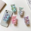 Korea Glitter Bear Cell Phone Holder Grip Tok Bracket for iPhone Samsung Xiaomi Foldable Car Folding Mobile Socket Stand