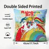 Cute R-Rainbow B-Brite Cushion Cover Comfortable Reversible Pillow Cover Ideal For Car Sofa Bedroom & Beyond