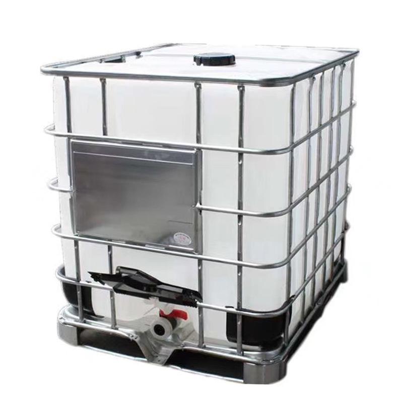 IBC 1000L Container: Iron Frame, White Liner, Chemical & Wastewater Storage Barrel