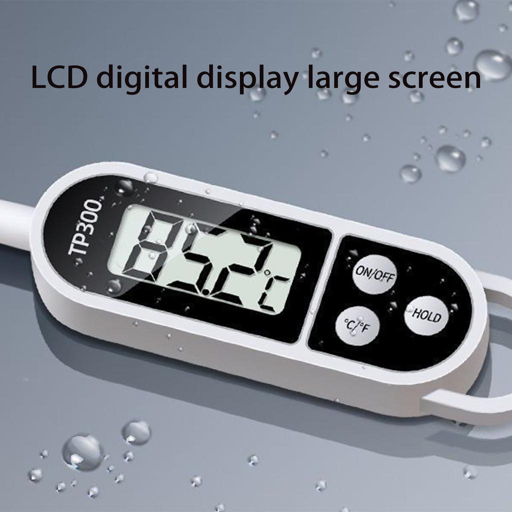 1pc/3pcs/5pcs, professional cooking food thermometer, digital thermometer, stainless steel probe, used for meat, barbecue, etc.