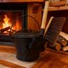 In Stock: New 3-Piece Fireplace Cleaning Set with Enhanced Thick Handle - Ash Shovel, Brush & Shovel - Customizable Label