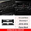 For Land Rover Discovery 4 2010-2016 Carbon Fiber Car Interior Accessories Multimedia Panel Engine Button Cover Trim Sticker