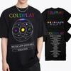 Cold-play Music of The Spheres World Tour 2025 tricouri de bumbac tricouri Heavy Mental Fashion grafic tricou mânecă scurtă unisex topuri
