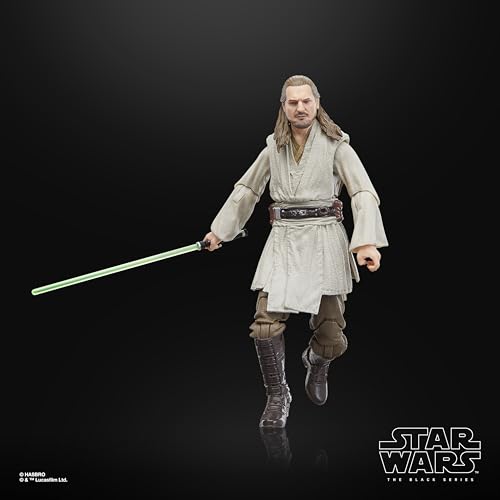 Star Wars Black Series Qui-Gon Jinn, Darth Maul, and Obi-Wan Kenobi Star Wars: The Phantom Menace 6-inch Action Figures