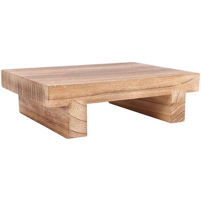 Hocker aus Holz Nachttisch Schlafzimmer Heim Möbel Fußhocker Tritthocker Kinder Trittbank Büro Fußhocker Holz Fußhocker