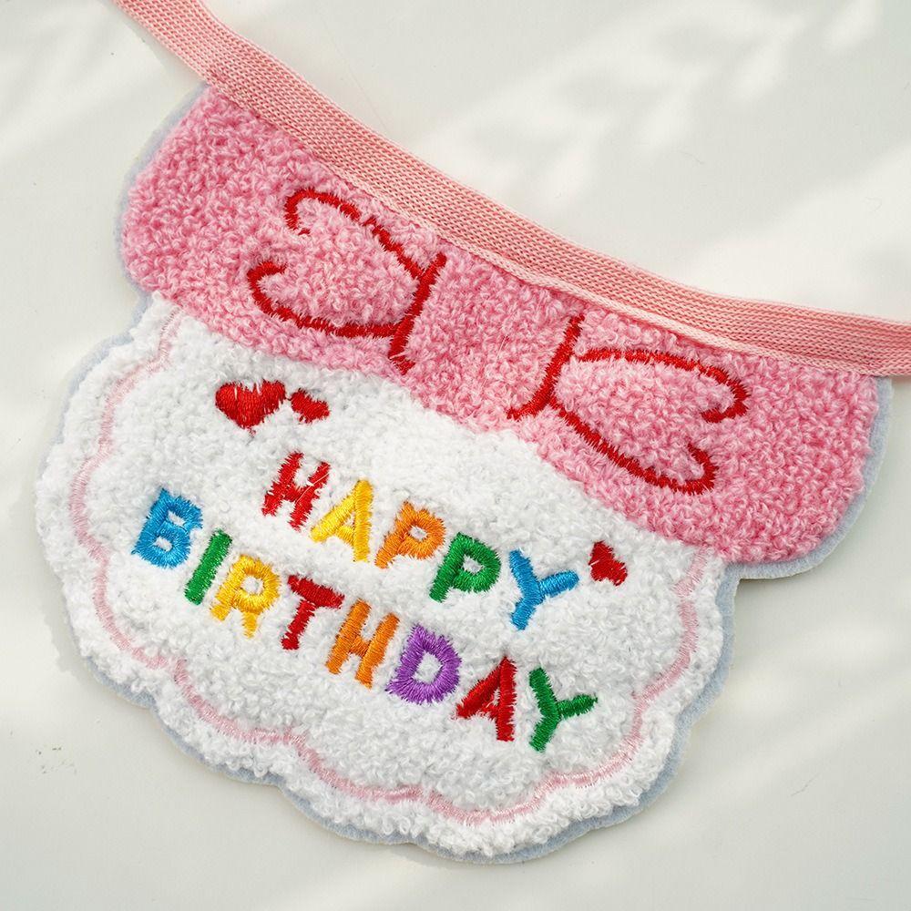 Narozeninová oslava mazlíčků Narozeninový set šály a klobouku pro mazlíčky Set šály a klobouku pro mazlíčky Kočičí šála Klobouk pro psa