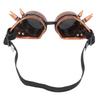 ABS Industrial Vintage Spiked Steampunk Unique Goggles Cycling Glasses Double Layer Windproof Sunglasses