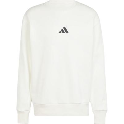 adidas M A Szn G Crew Comfortable Breathable Soft Long Sleeve Sweatshirt Unisex Sweatshirt Han-Jade-White Black JJ3670