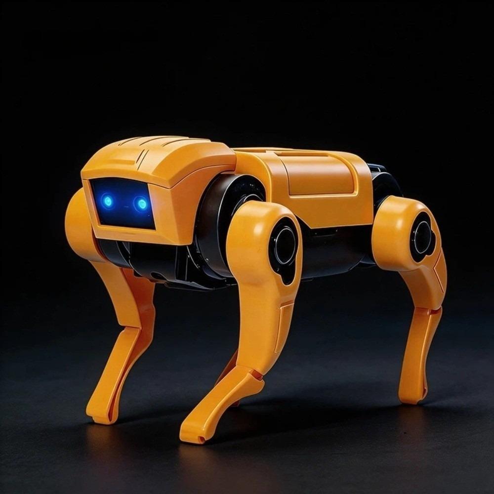 

Flexible Joints Eletronic Mechanical Dog Battery Powered Science Teaching Toy Children s Toy помаранчевий