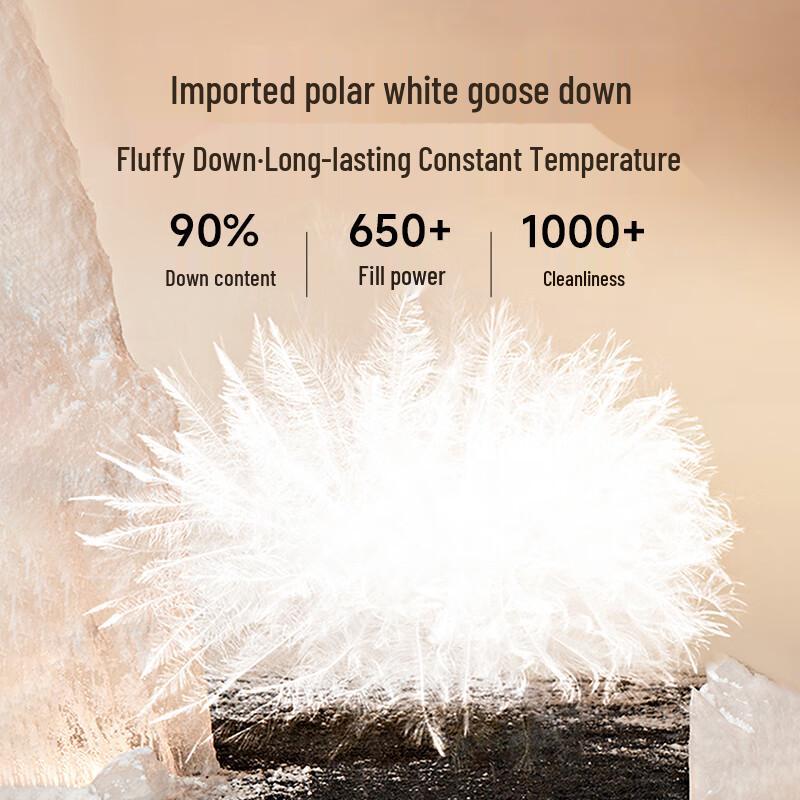 Meili City Women's 2025 Lightweight Hooded Goose Down Jacket