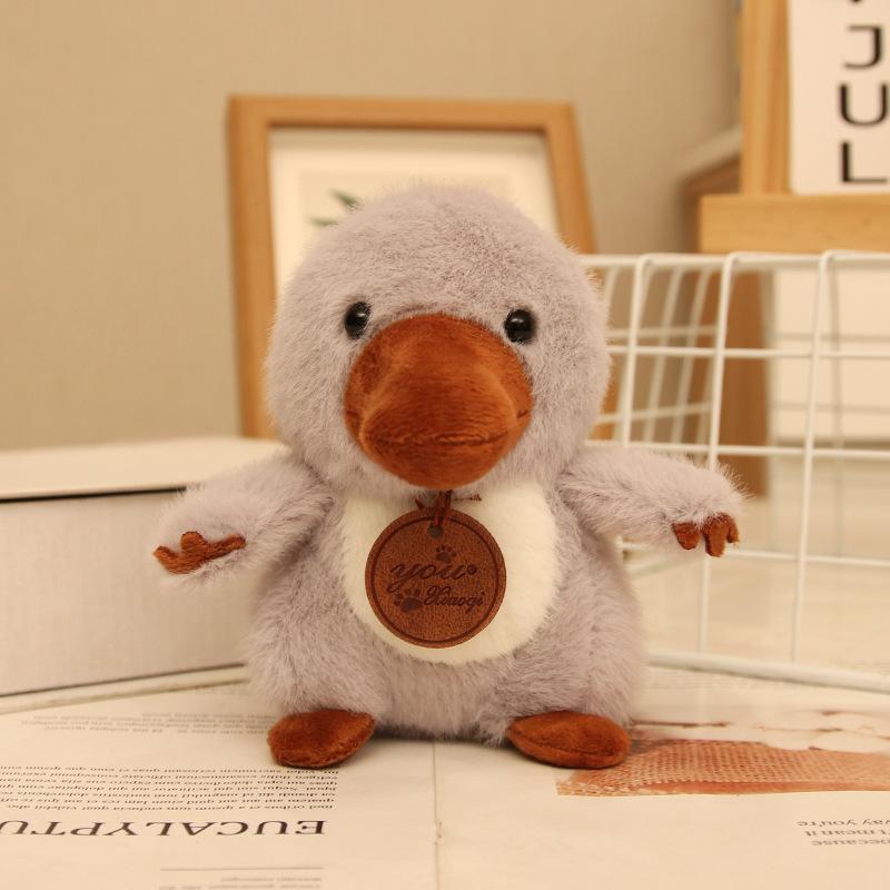 Roztomilý Mengmeng kachní přívěsek plyšová hračka panenka malá žlutá kachnička přívěsek na tašku klíčenka panenka