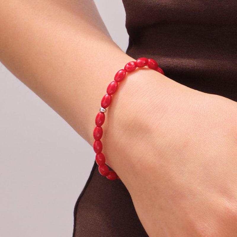 cotoit Red Berries beads Bracelet