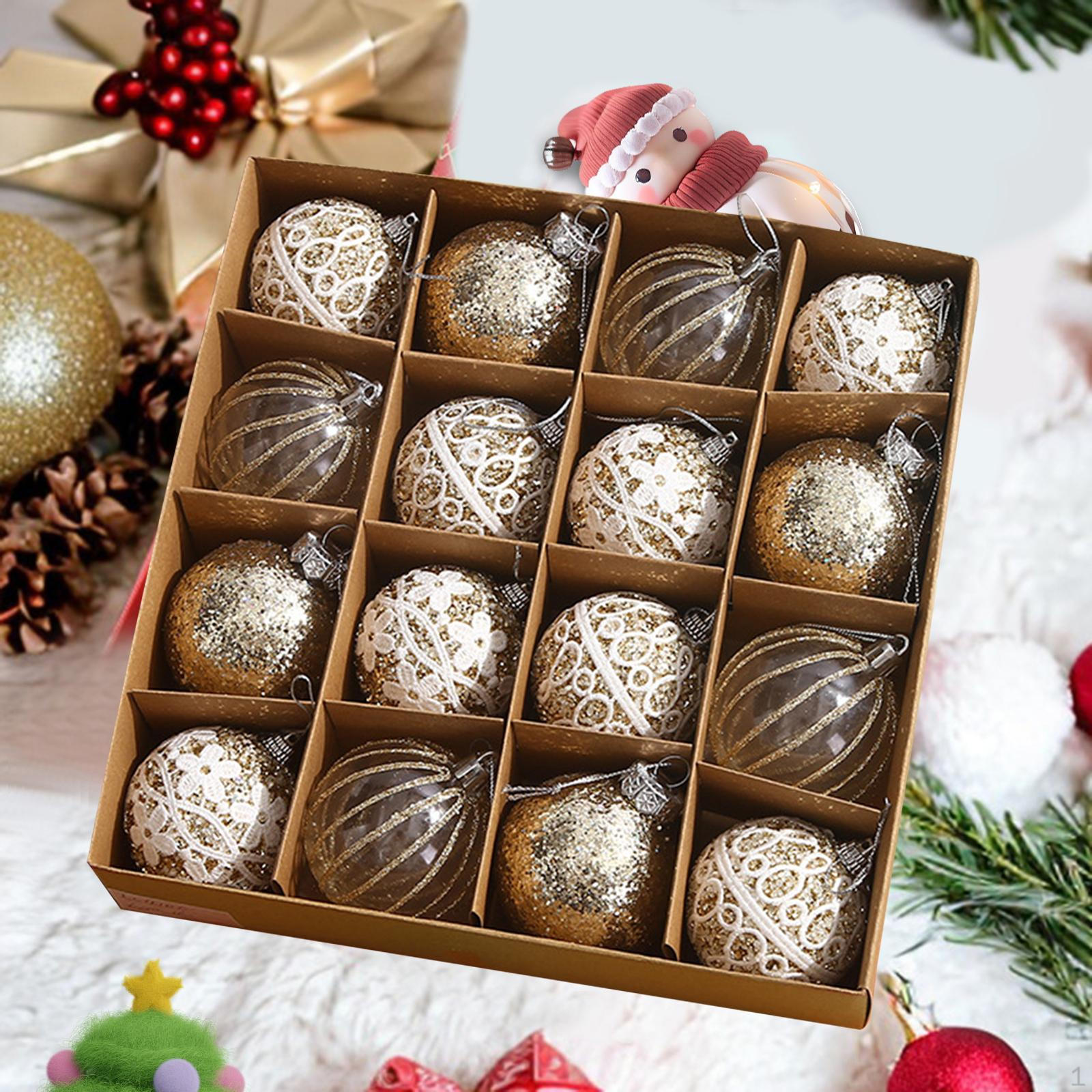 

16 рождественских шаров для украшения елки и интерьера шампанского