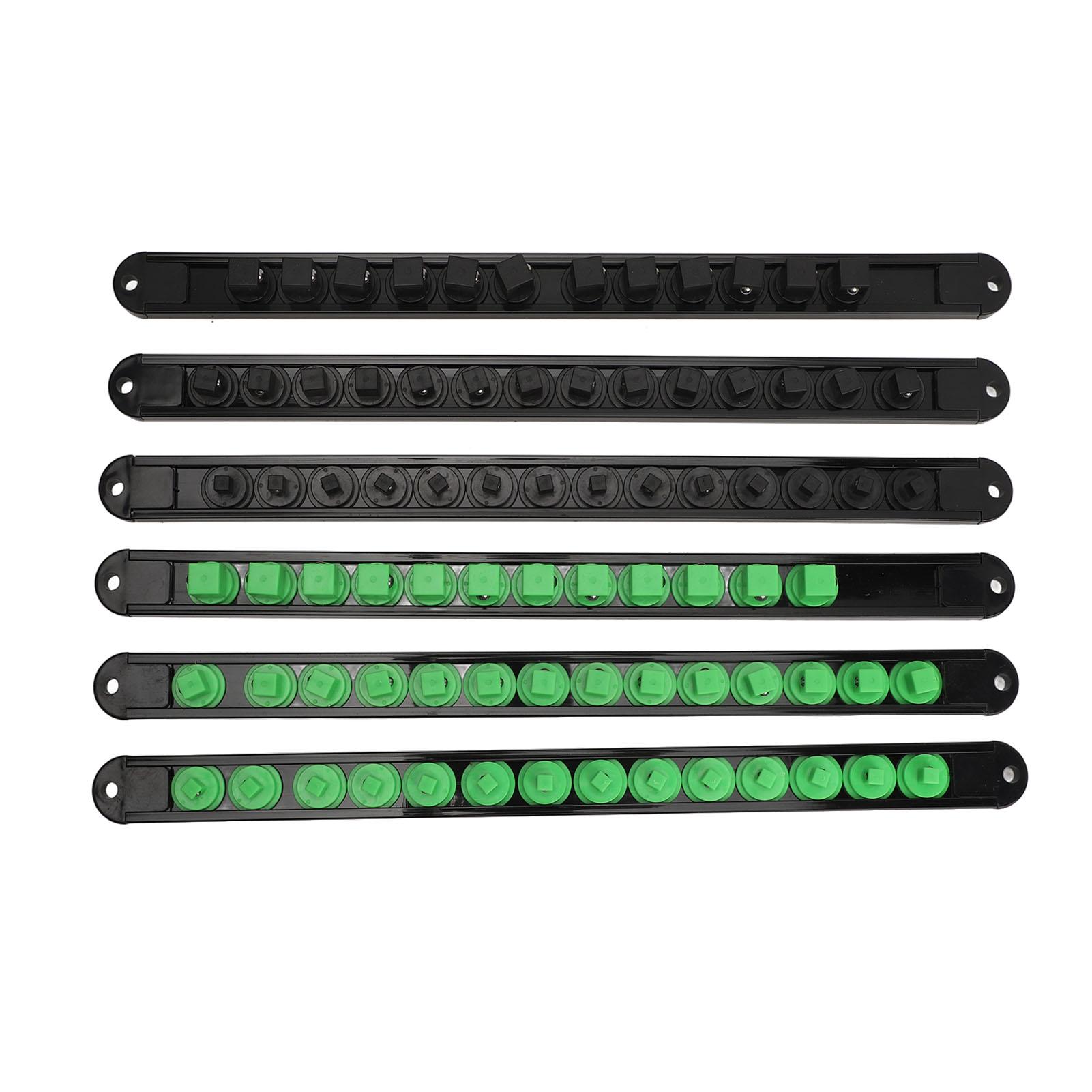 

6pcs Socket Organizer 360 degrees Swivel Removable End Cap 14 Inch X 28 Clips 38 Inch X 28 Clips 12