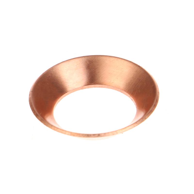 10 Pcs High Pressure Pipe Nest Copper Pad Cone Gasket For High Pressure Oil Tube Anti Oil Leaking Gasket