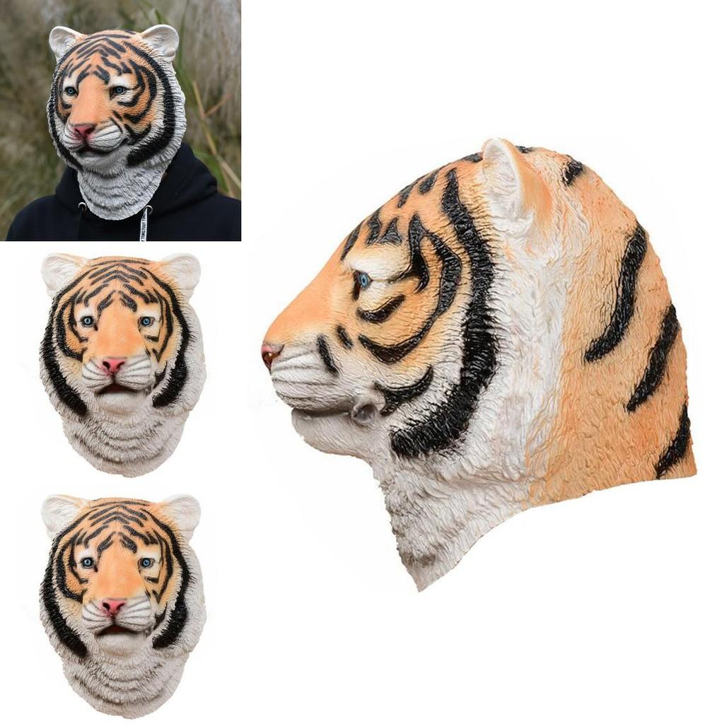 New Latex Tiger Mask For Halloween Festivities And Carnival Stage Performances