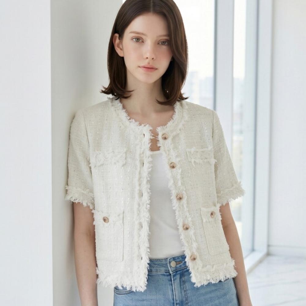 Klache Gold Tweed Jacket B6m0410