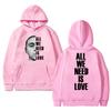 Singer Canserbero All We Need Is Love Song Double Sided print Hoodie Men women hip hop punk streetwear Unisex Fleece Sweatshirt