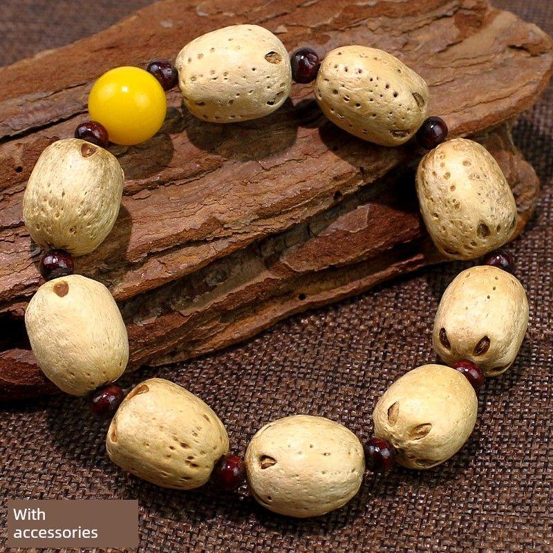 

Креативный браслет из семян Бодхи с пятью глазами и шестью путями, напрямую от производителя, четки с бусинами Будды, плод с пятью глазами, мужской и женский парный браслет, ювелирное изделие Accessories
