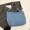 Wszechstronna Torba Hobo na Ramię Vintage Torby Aktówki Codzienna Jeansowa Torba na Ramię Torebka