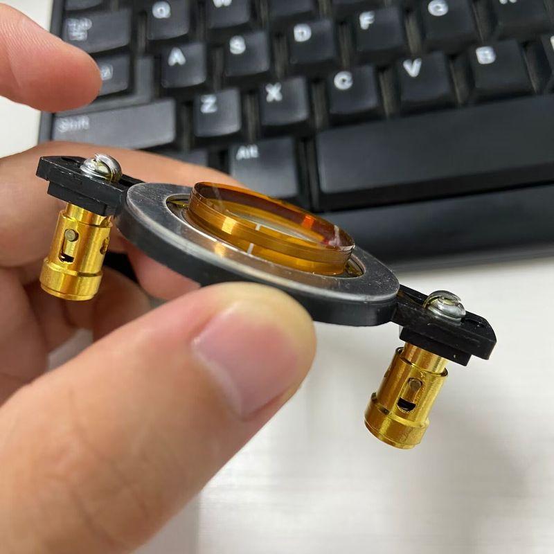 GHXAMP 25Core 25.4mm Titanium Film Drive Head Voice Coil Horn Tweeter Stage Tweeter Accessories 2PCS