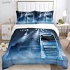 Ensemble de literie logo camion DAF Housse de couette dessin animé et taies d'oreiller pour adolescents Garçon SimpleDoubleQueenKing