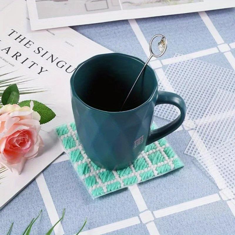 4Pcs Sewing Plastic Canvas Sheets White Mesh Sheets for DIY Embroidered Woven Crafts 30*20cm