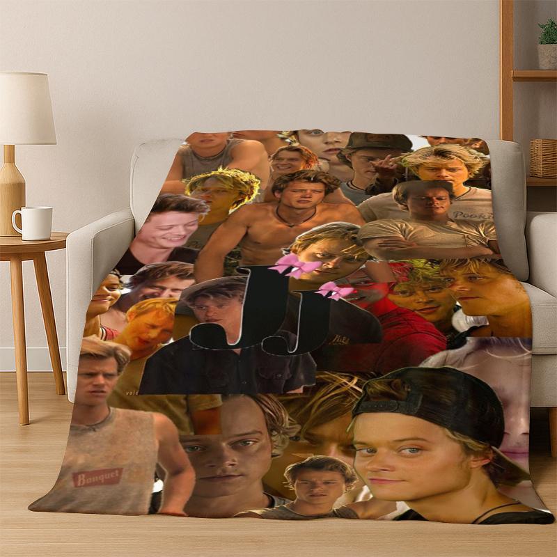 JJ Maybank Rudy Pankow Star Flannel Blanket Soft Warm Blanket Throw Blanket for Bedroom Living Room Bed Travel Picnic Gift Kid