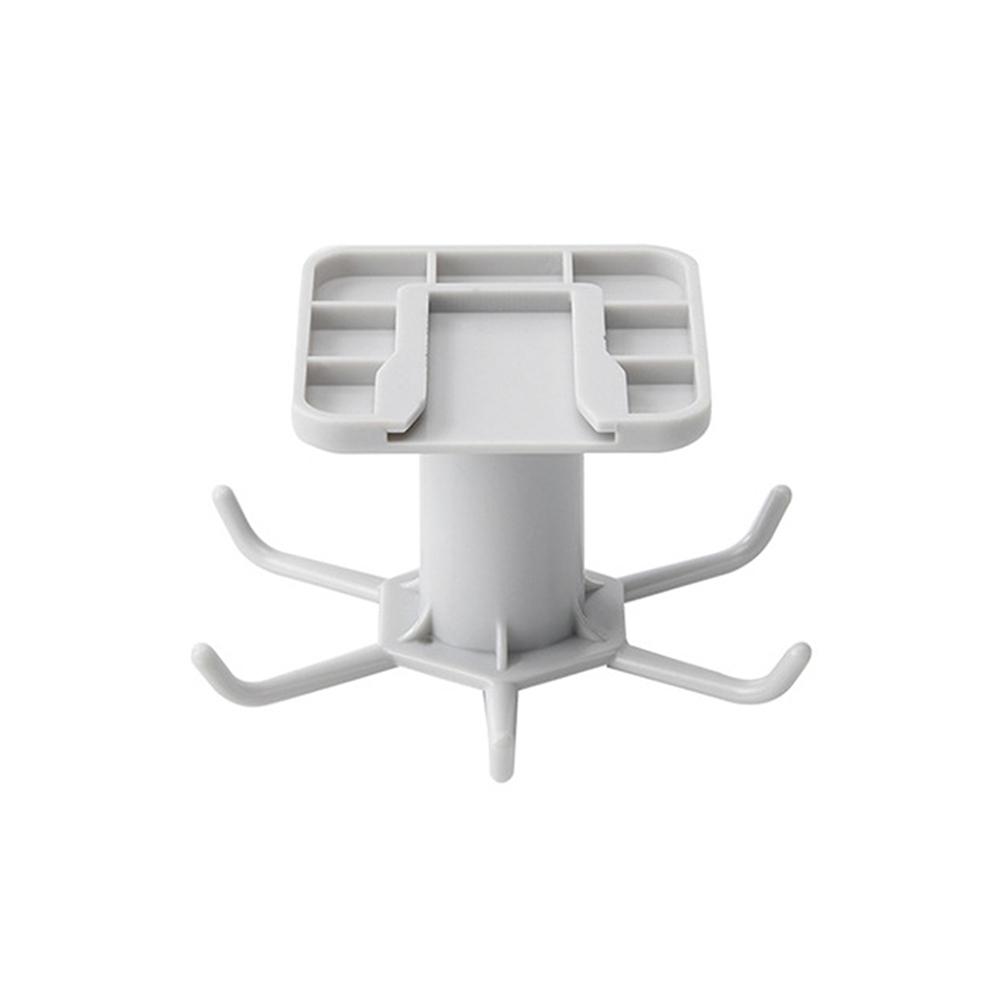 360 Degree  Rotating Utensil Rack Hook Holder Wall Kitchen Tool Storage Holders for Bathroom Cabinet Hanging Organizer