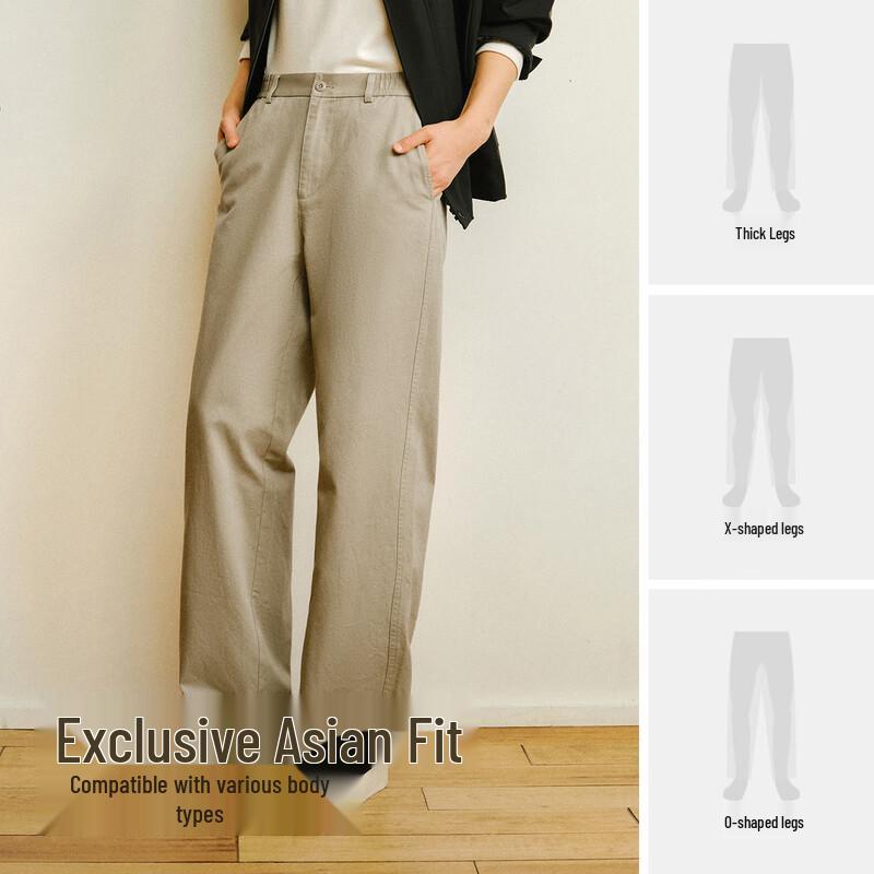 Semir Men's 2026 Spring Casual Straight-Leg Pants