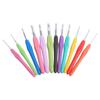 2.0-10.0mm Colorful Soft Rubber Grip Weave Crochet Needles Crochet Hook  Mom's Gift
