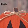 Autumn Home Accents Halloween Table Sign, Wooden Pumpkin Ghost Bat Block Rustic Tiered Tray Decor Ornament for Tabletop Office Indoor Retro