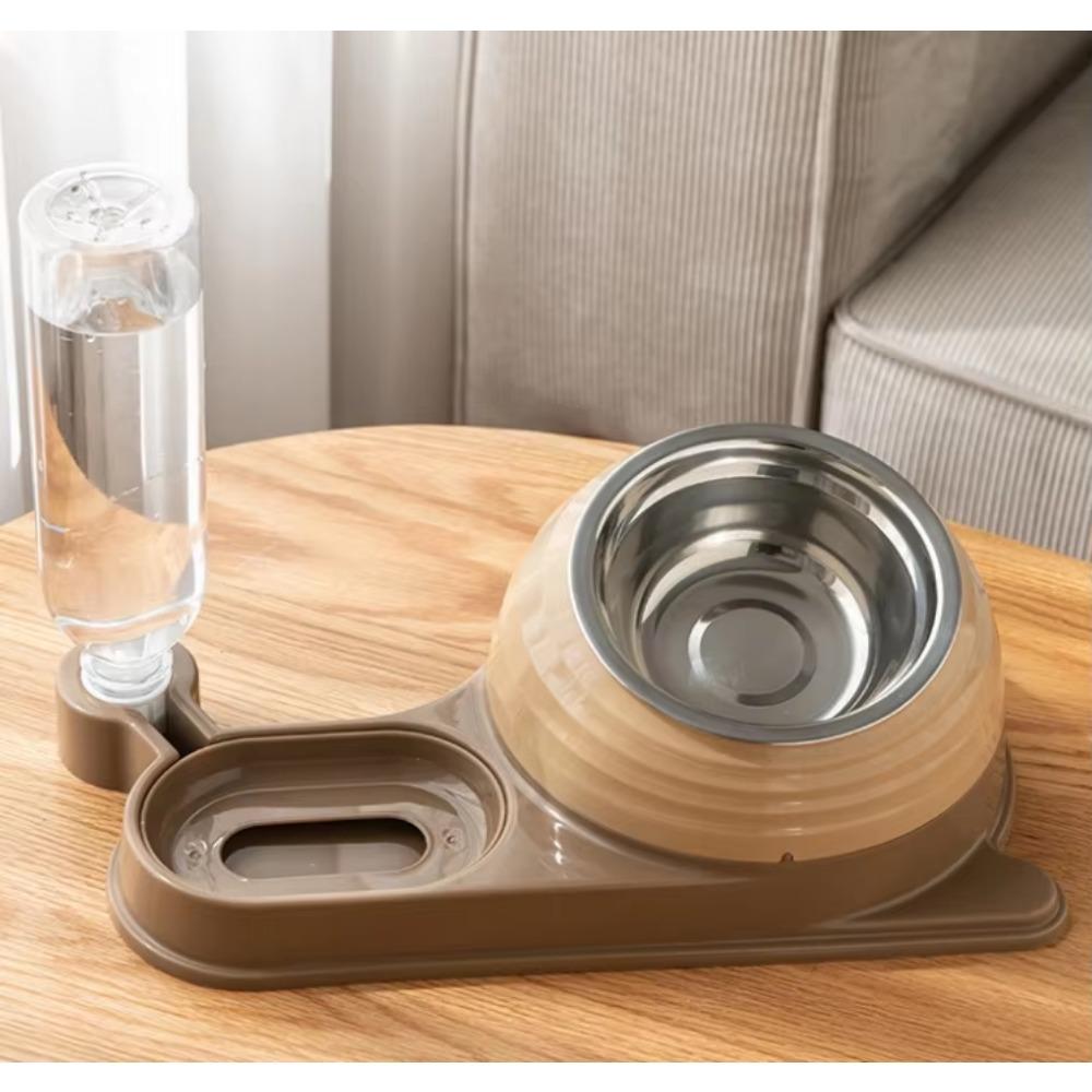 Automatic Feeder Dog Cat Food Bowl With Water Fountain Large Capacity Pet Food Storage Dispenser Container Puppy Pet Accessories