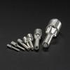 CJH Silver Plated Red Copper/Brass Square Cold Crimp Terminal Pin