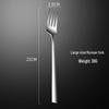 Korean Style 304 Stainless Steel Long Handle Dining Fork