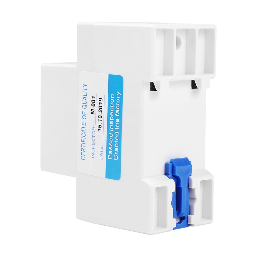 Single Phase Digital LCD Kwh Wattmeter Power Consumption Electric Din Rail