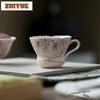 80ml Hand-painted Wisteria Teacup Elegant Tea Bowl Tea Cup Set Tea-tasting Fragrance Cup Chazhan Master Cups Household Teaset