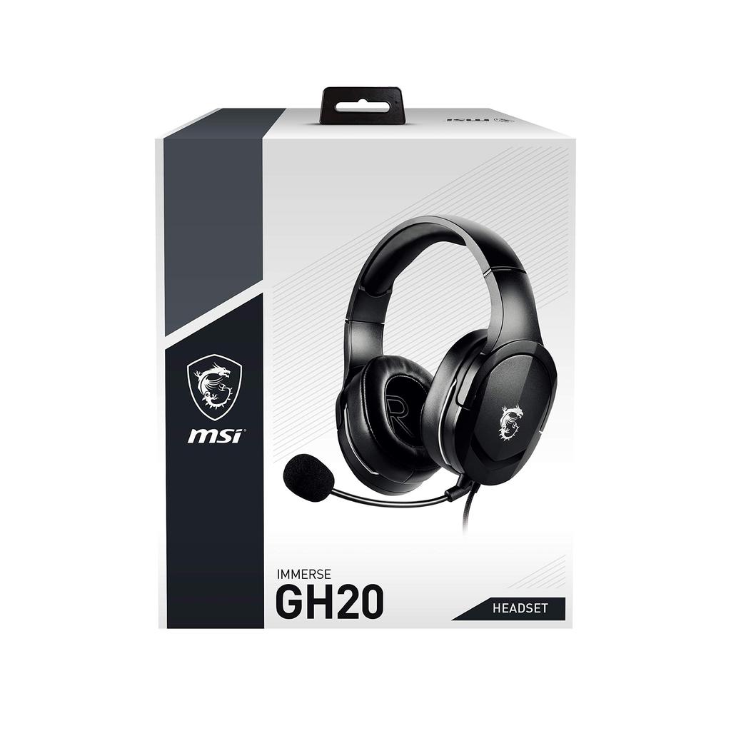 MSI Immerse GH20 Gaming SP981 Headset, Lightweight,