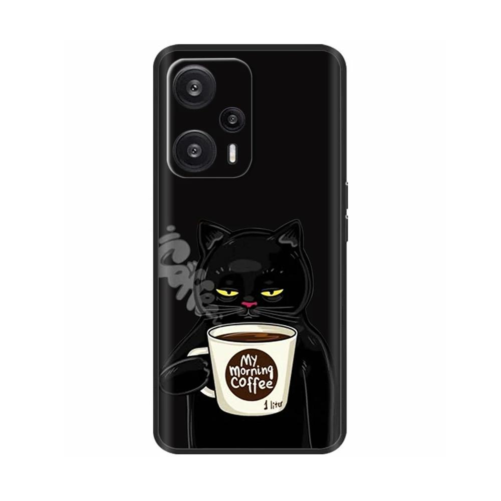 For Xiaomi Poco F5 Pro Case Painted Flower Back Cover Full Protection Soft Case for POCO F5 PocoF5 F5Pro Fundas Phone Casing