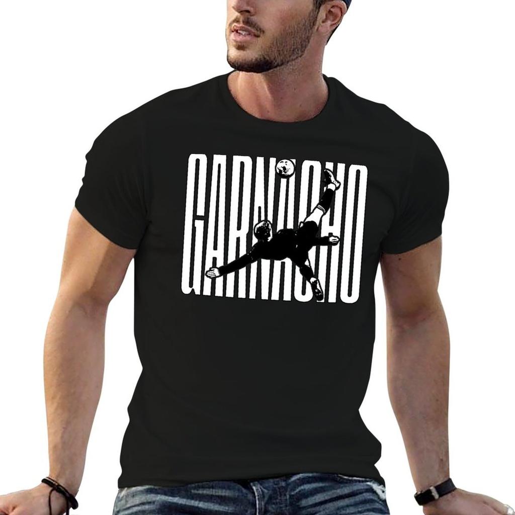 Garnacho Art Tshirt Cotton Tshirt 100 Printed T Shirts For Unisex Essential T Shirt Tshirt