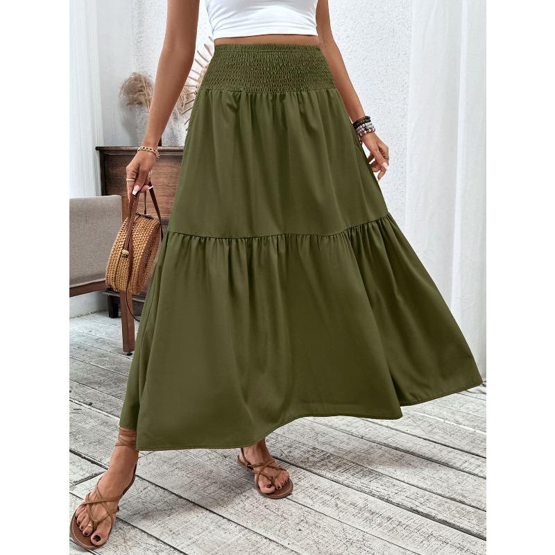 Women's Flower Pattern Print Casual Summer Spring Skirts