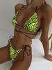 Sexy Brasilianischer Tanga Bikini Mujer Bademode Frauen Bandage Leopard Badeanzug Micro Bikini Set Sommer Bademode Badeanzug