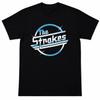 2026 Summer Hot Sale The Strokes Retro Chrome Logo Graphic T-shirt Men Women Harajuku Hip Hop Punk T-shirt Y2K Cotton Gothic Round Tshirt