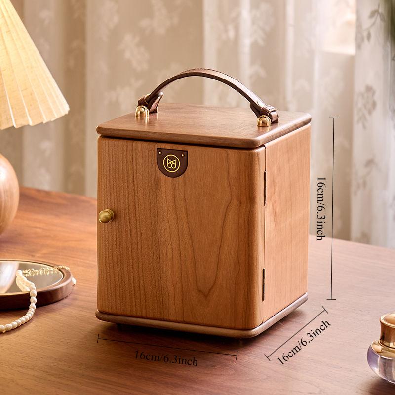 

BEPAN Black walnut solid wood jewelry box Multi-layer storage box Exquisite large capacity hand jewelry jewelry box