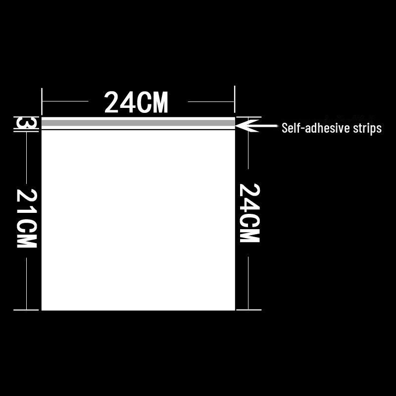 Transparent Self-Adhesive Plastic Bag for Packaging