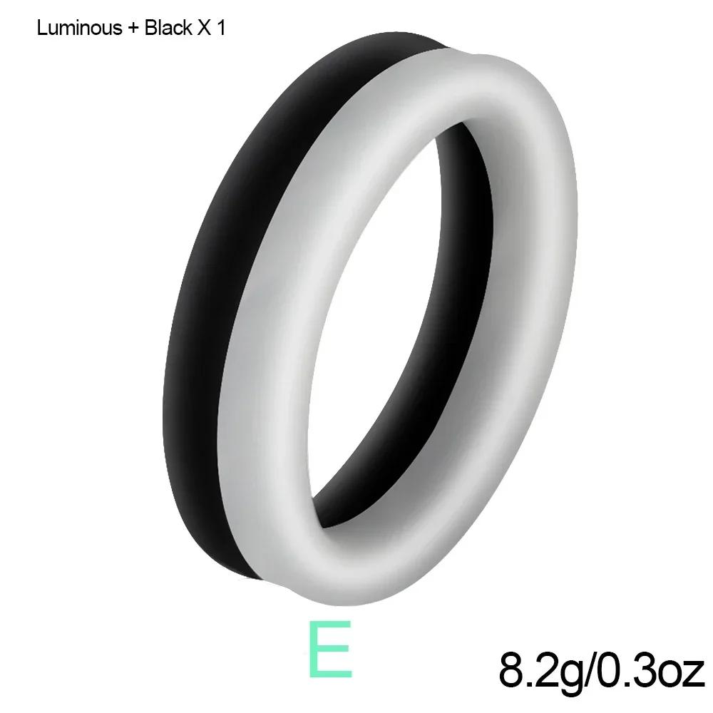 Cock Ring Durable Silicone Penis Rings Men's Delayed Ejaculation Rubber Rings Sex Toy For Men Couple Stretcher Scrotum Ring