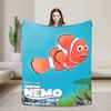 Weiche Decke Picknick Findet Nemo Zeichentrickfilm Meereswelt Überwurfdecke Flanell Tagesdecke Für Heimdekoration Muster Sofa Bettbezug